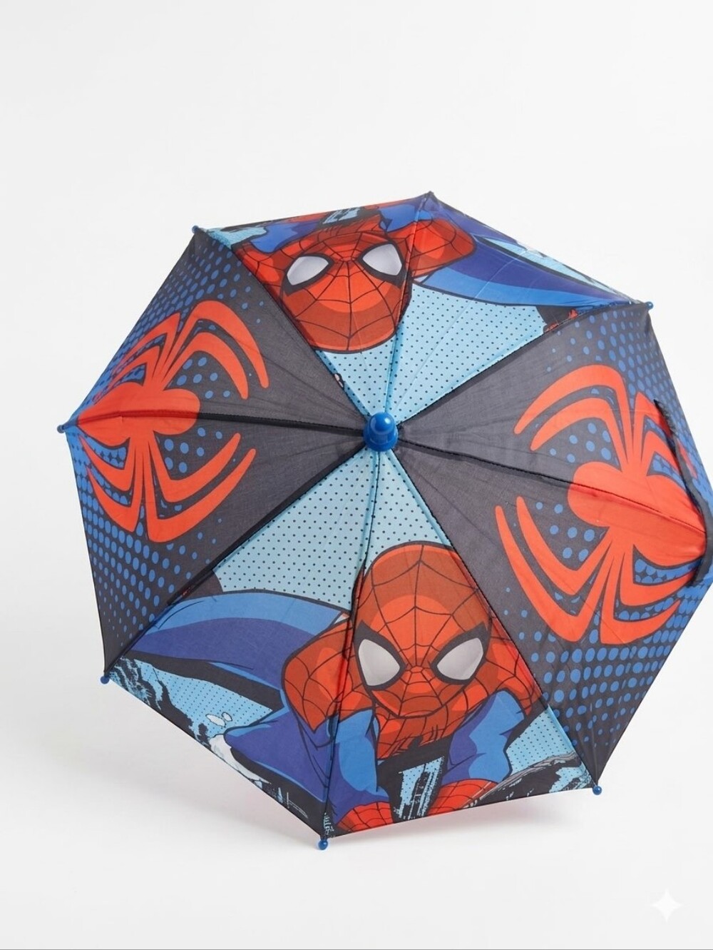 Spiderman Kids Blue & Red Kids Spider-Man Umbrella NWOT